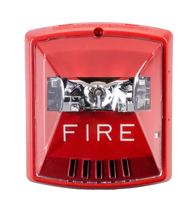 Sirena estroboscópica Eaton HSR roja 12/24V - Kidde Fenwal