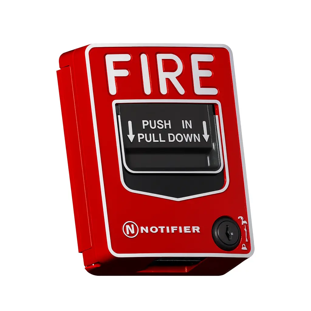 Pulsador de descarga con aborto NBG-12LRA – Notifier