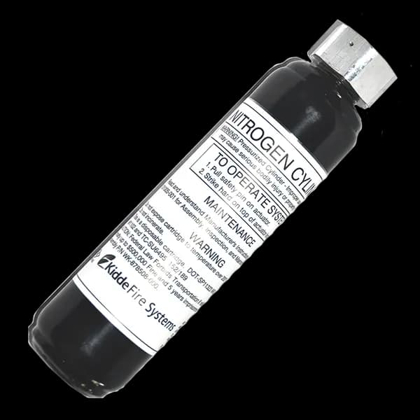 Cartucho nitrógeno 15 cu in WHDR - Kidde Fenwal