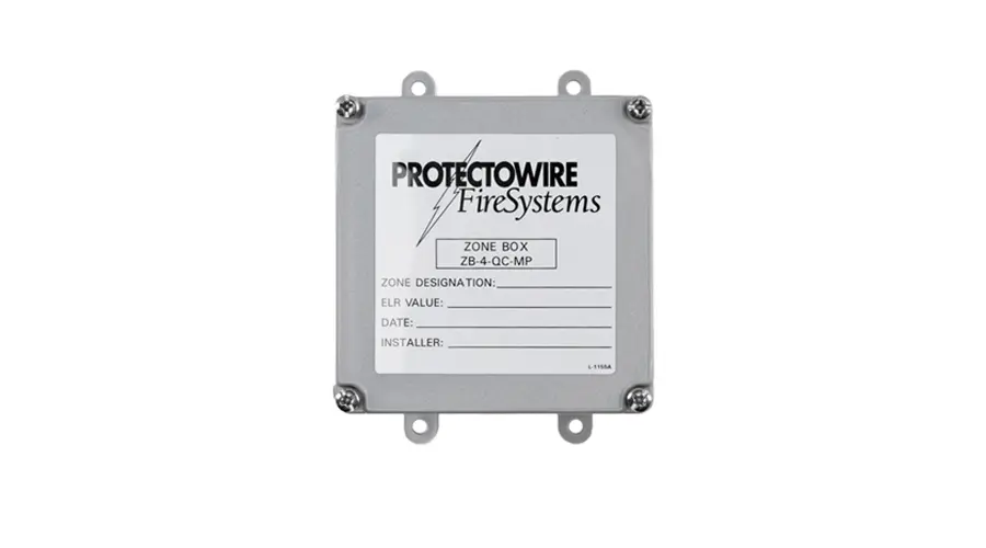 Caja de zona ZB-4-QC-MP - Protectowire